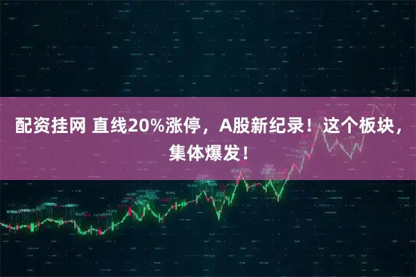 配资挂网 直线20%涨停，A股新纪录！这个板块，集体爆发！
